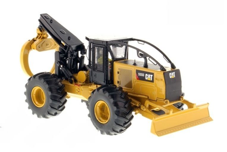 DM 555D Wheel Skidder Escala 1:50 Modelo de Máquina de Desbaste Diecast 85932 Brinquedo Colecionável