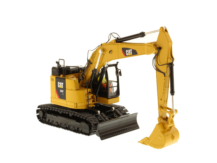 Excavadora hidráulica com trilho de 335F Diecast Masters 1:50 Escala Veículo de engenharia Modelo 85925