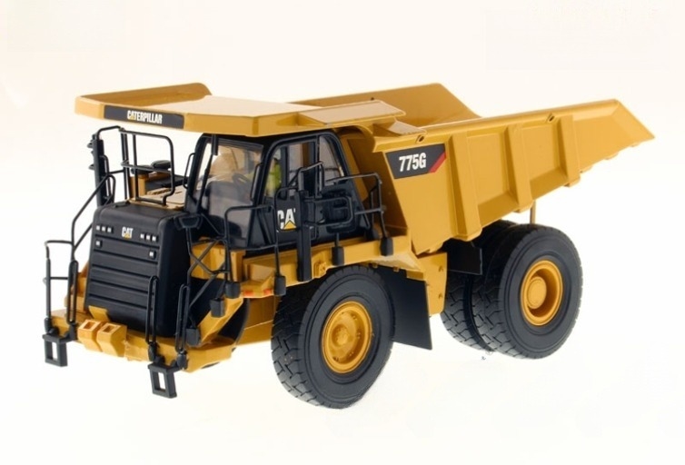 DM 775G Camião fora de estrada 1:50 Modelo de moldagem a escala Camião de descarga 85909 Colecionável