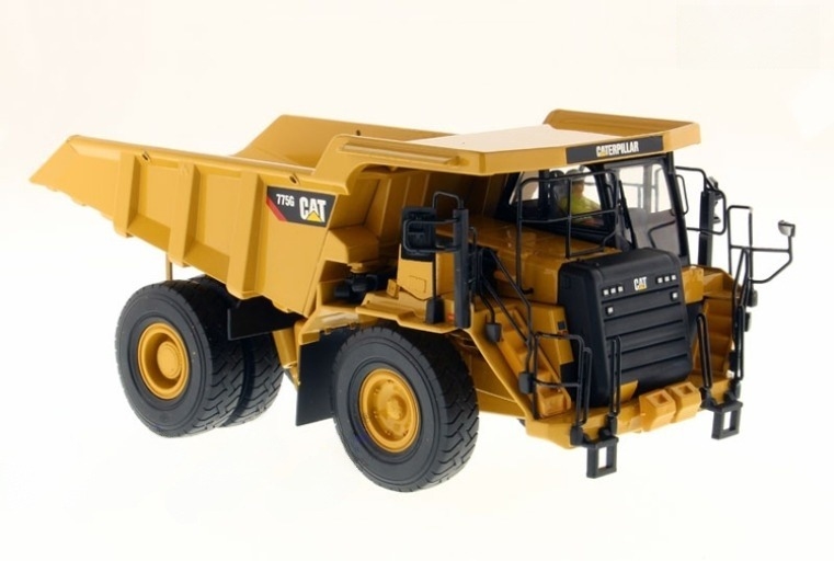 DM 775G Camião fora de estrada 1:50 Modelo de moldagem a escala Camião de descarga 85909 Colecionável