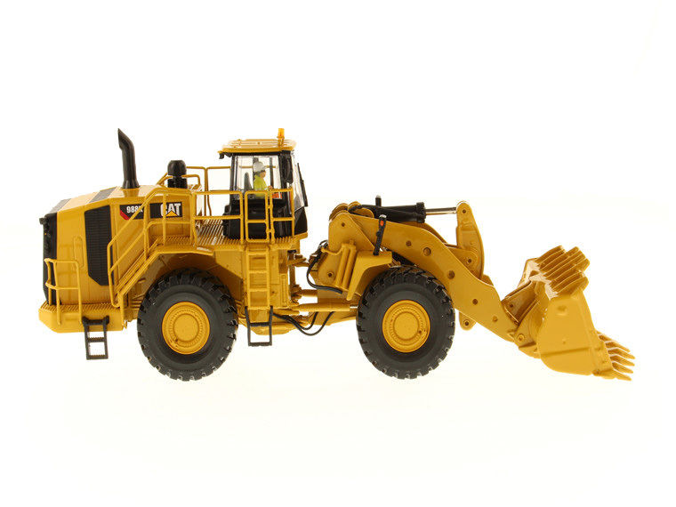 Máster de fundição a óleo 1:50 Escala CAT 988K Carregador de rodas de fundição a óleo Modelo de engenharia 85901 Brinquedo