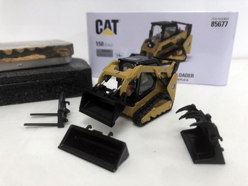 DM 259D3 Tracked Skid Steer Loader Alloy Modelo 1:50 Escala 85677 Versão padrão