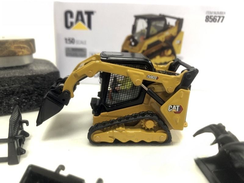 DM 259D3 Tracked Skid Steer Loader Alloy Modelo 1:50 Escala 85677 Versão padrão