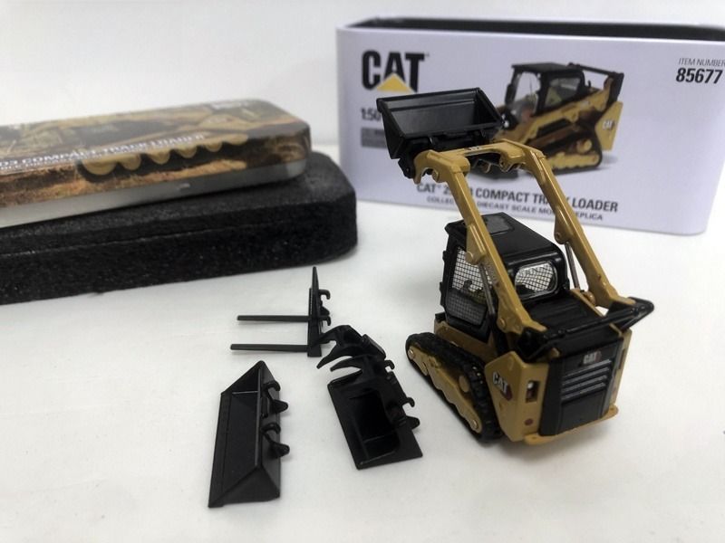 DM 259D3 Tracked Skid Steer Loader Alloy Modelo 1:50 Escala 85677 Versão padrão
