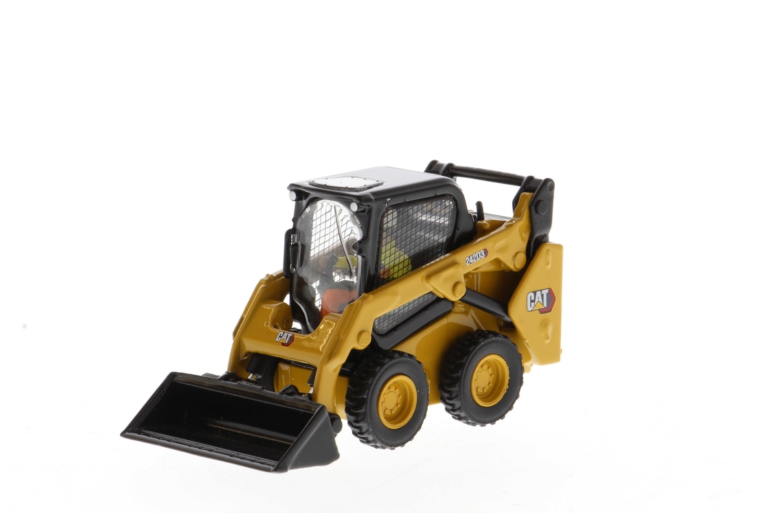 DM 1:50 CAT 242D3 Carregadeira Compacta de Rodas Modelo Diecast Alloy 85676 Brinquedo Colecionável
