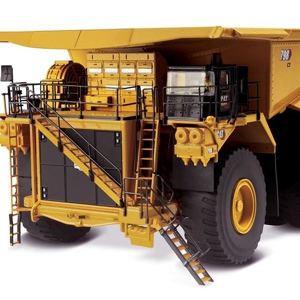 Máster em fundição a óleo 1:50 CAT 798AC Super grande caminhão de transporte de mineração modelo 85671