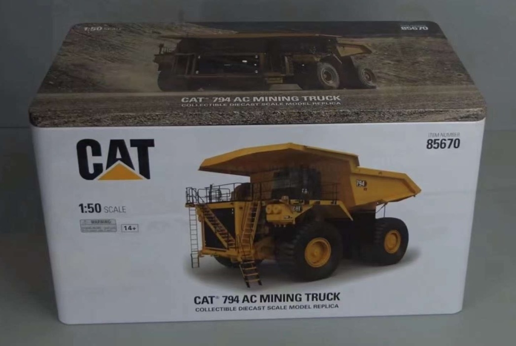 Diecast Masters Escala 1:50 CAT 794AC Super Caminhão Mineiro Grande Modelo de Caminhão Basculante 85670