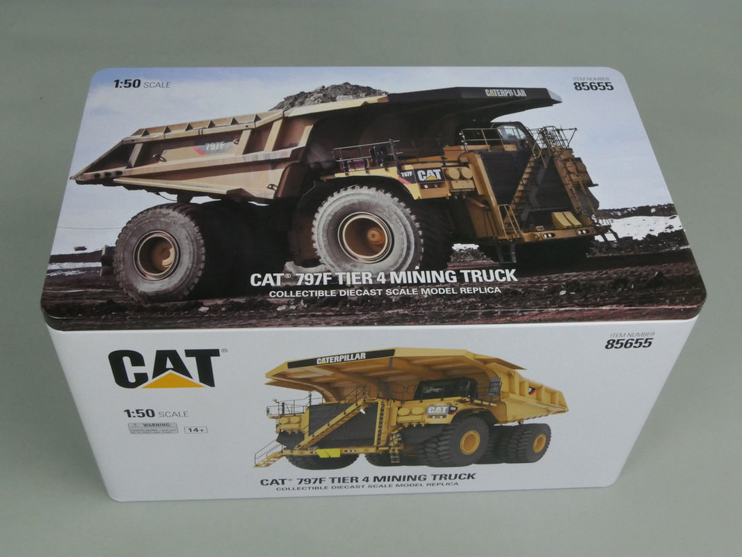 DM Novo 1:50 Escala CAT 797F Caminhão Basculante de Mineração Grande Modelo Die-cast 85655