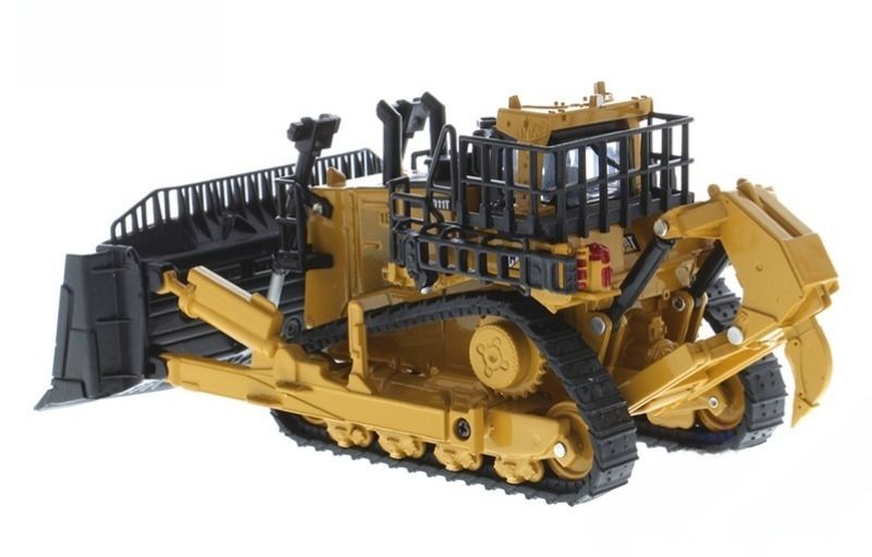 Master Diecast D11 Bulldozer Engenharia Caminhão Ligação Modelo 85637 com Acessórios 1:64 Escala