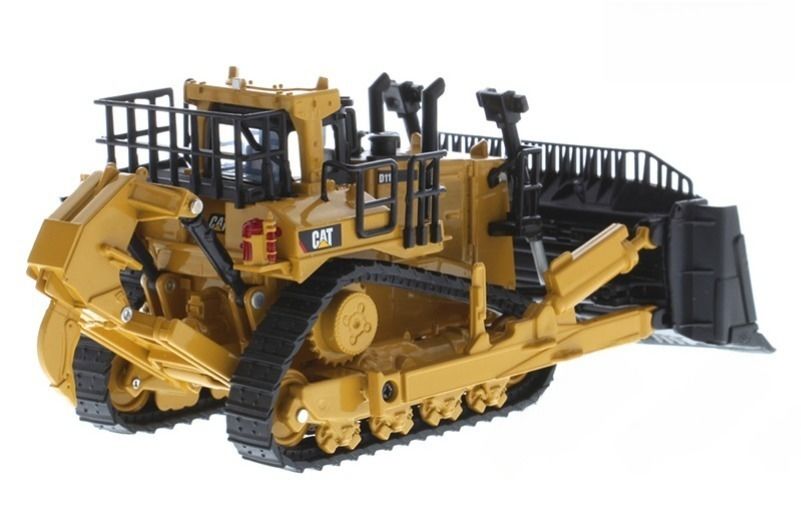 Master Diecast D11 Bulldozer Engenharia Caminhão Ligação Modelo 85637 com Acessórios 1:64 Escala