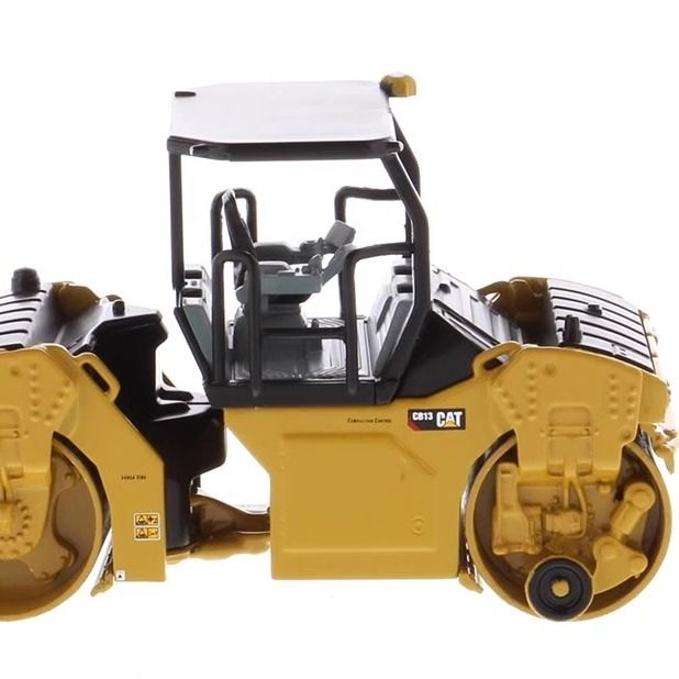 1:64 DM CB-13 Rolo Vibratório Modelo Caterpillar Veículo de Engenharia de Construção 85630
