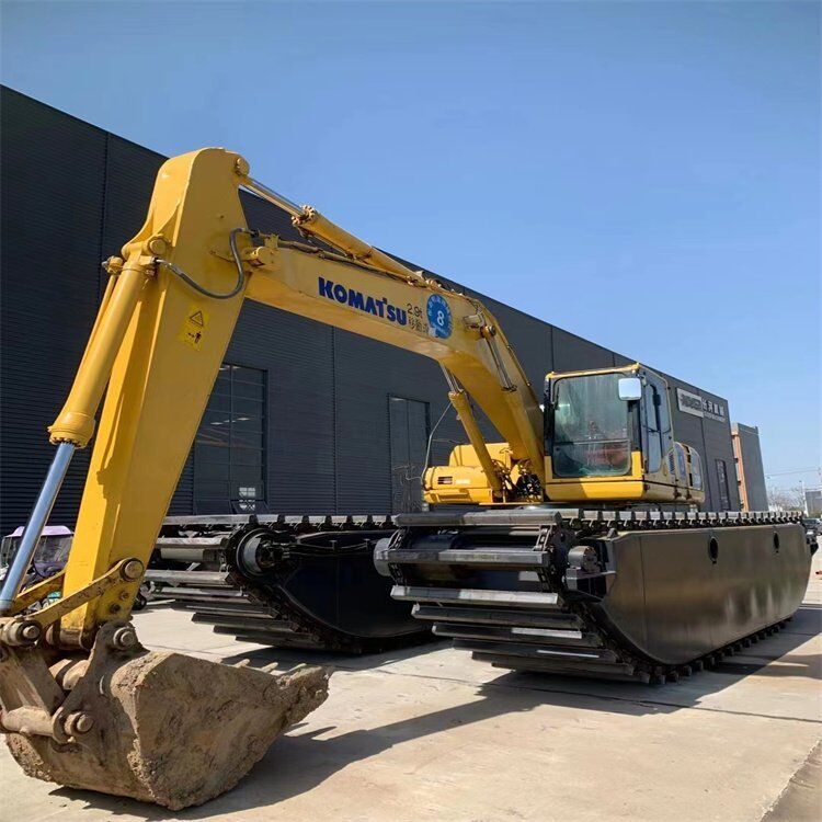 Excavadora personalizável Pontoon Subcarro Float de água Float de pântano para operação estável Fornecedor de manutenção fácil