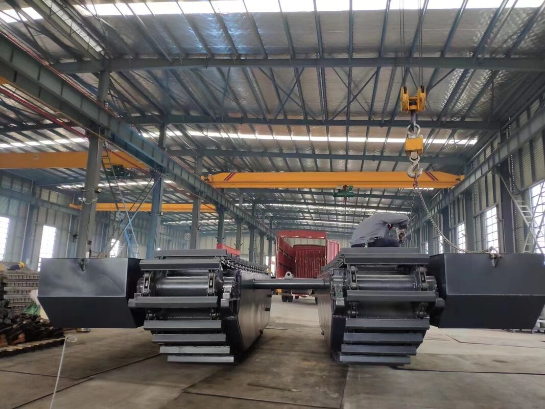 Fornecedor de Tanque Flutuante de Subestrutura Anfíbia com Pontão de Escavadeira Personalizada para Equipamentos de Trabalho em Áreas Úmidas e Aquáticas