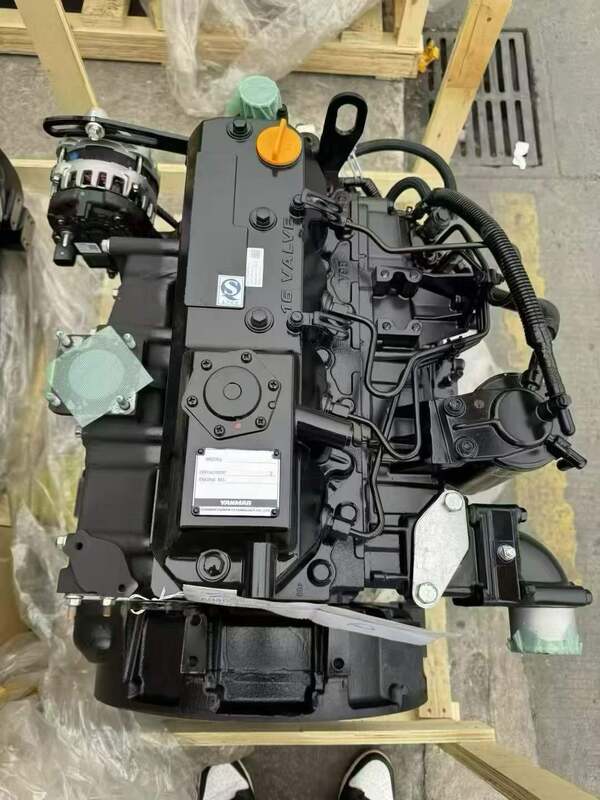 Peças de escavadeira Yanmar Motor Assy 4TNV98T 4TNV98 3TNV84 4TNV88 4TNE82 Para Yanmar Excavator Motor Assembly