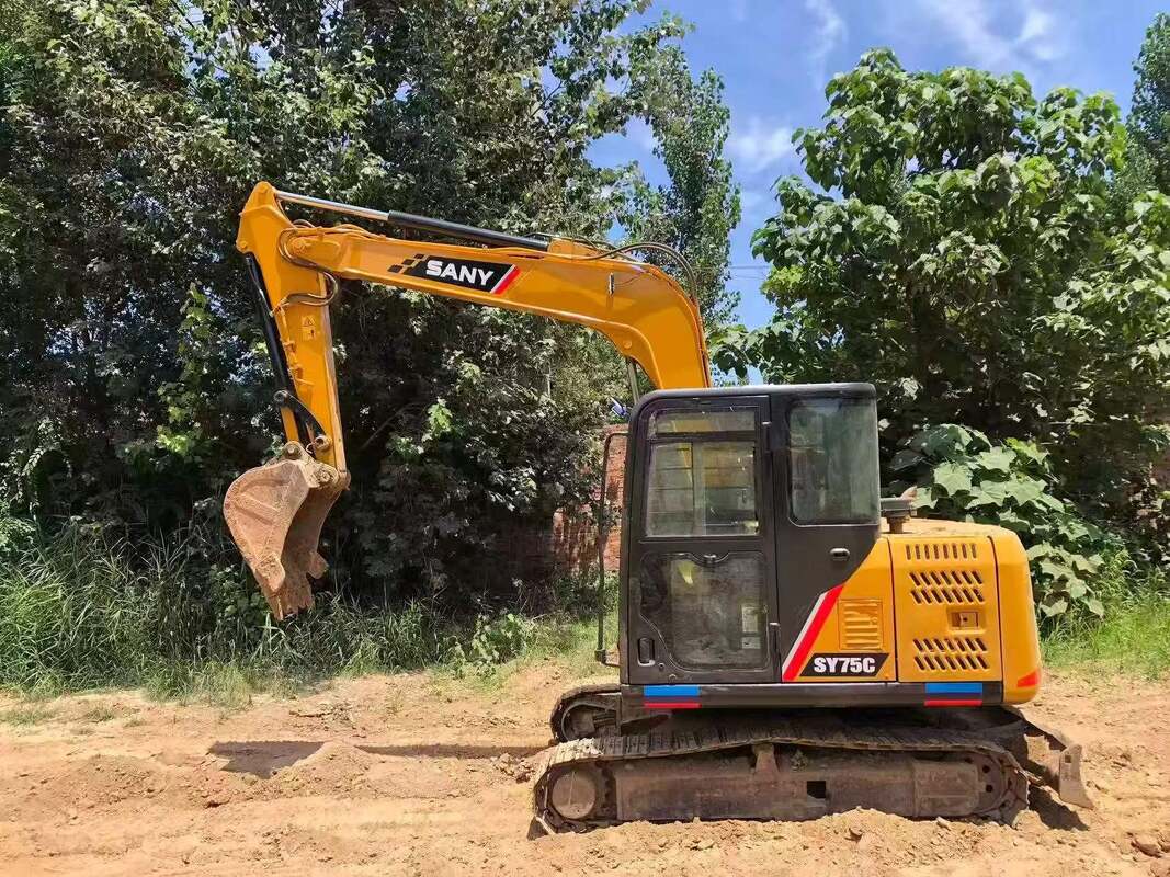 Mini Pequena Excavadora Usada SANY SY50C SY50 SY55 SY65 SY70 SY75 6 toneladas Original Chinês 80% Nova Excavadora/excavadora