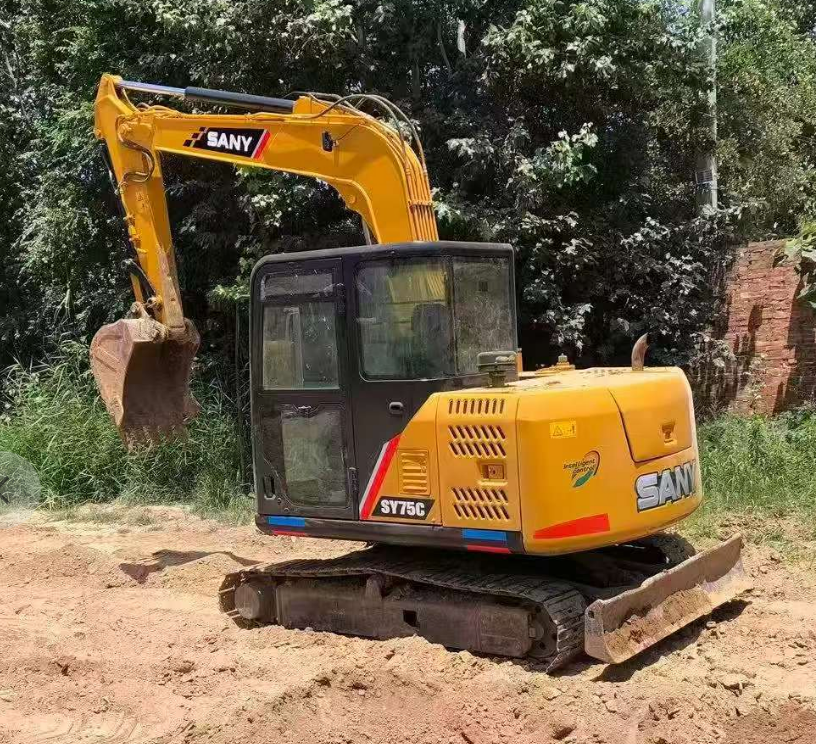 Mini Pequena Excavadora Usada SANY SY50C SY50 SY55 SY65 SY70 SY75 6 toneladas Original Chinês 80% Nova Excavadora/excavadora
