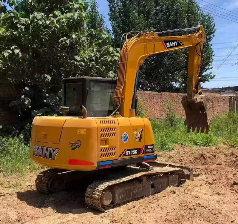 Mini Pequena Excavadora Usada SANY SY50C SY50 SY55 SY65 SY70 SY75 6 toneladas Original Chinês 80% Nova Excavadora/excavadora